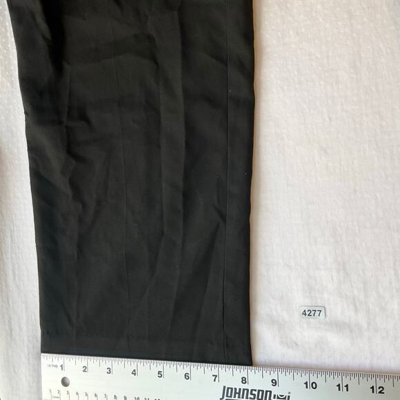 Haggar Men Dress Pants size 36 x 30 Black Mid Rise Straight Fit Premium Stretch - Picture 6 of 10